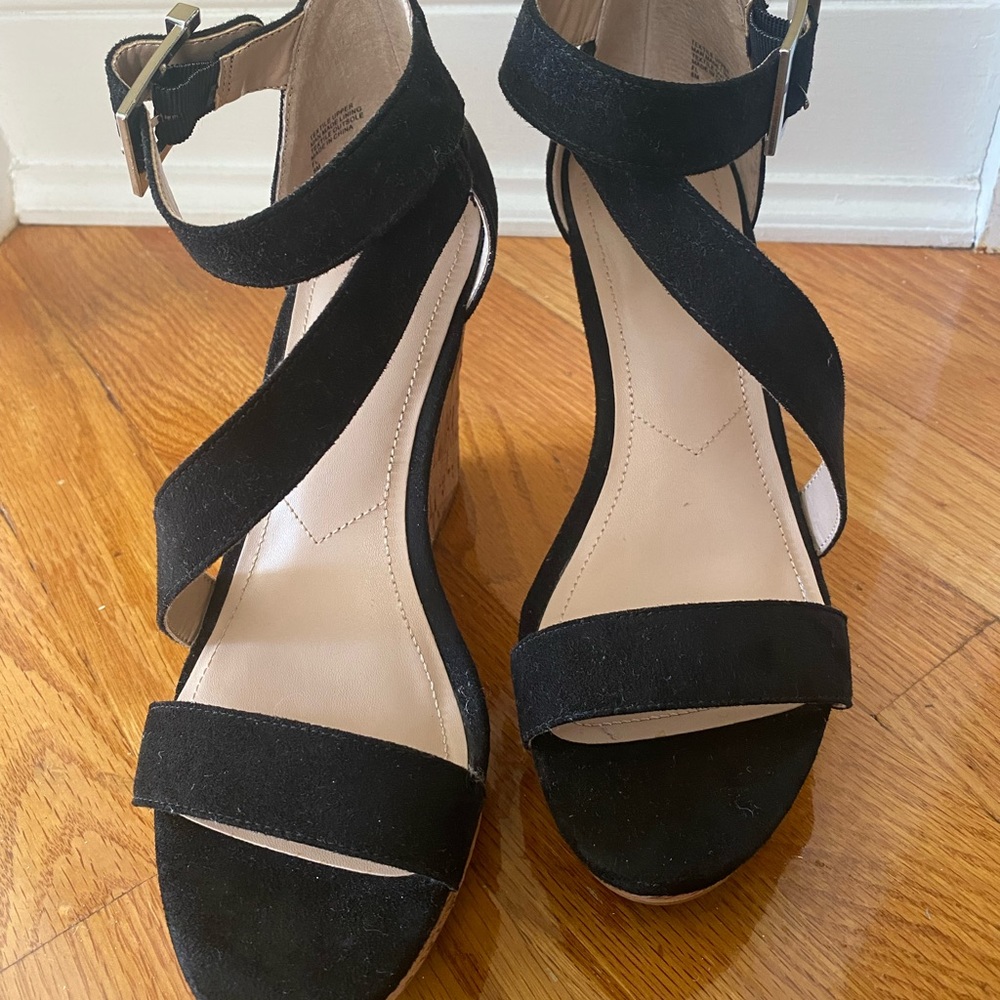 CHARLES by Charles david Leanna cork wedges shoes.